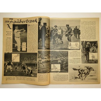 Журнал Коралл 3-й Рейх Koralle, Nr.27, 7 Июля 1940, 24 страницы. Espenlaub militaria